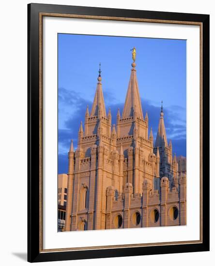 Mormon Temple on Temple Square, Salt Lake City, Utah, United States of America, North America-Richard Cummins-Framed Photographic Print