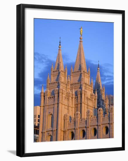 Mormon Temple on Temple Square, Salt Lake City, Utah, United States of America, North America-Richard Cummins-Framed Photographic Print