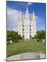 Mormon Temple on Temple Square, Salt Lake City, Utah, United States of America, North America-Richard Cummins-Mounted Photographic Print