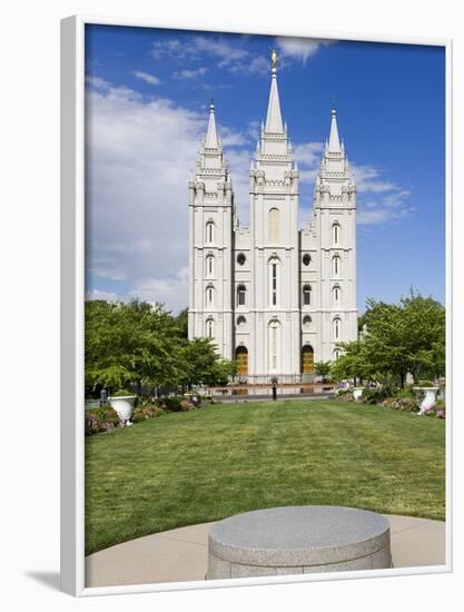 Mormon Temple on Temple Square, Salt Lake City, Utah, United States of America, North America-Richard Cummins-Framed Photographic Print