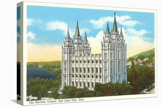 Mormon Temple, Salt Lake City, Utah-null-Stretched Canvas