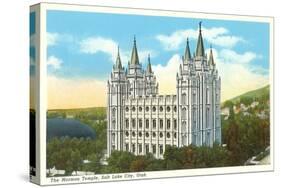 Mormon Temple, Salt Lake City, Utah-null-Stretched Canvas