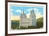 Mormon Temple, Salt Lake City, Utah-null-Framed Premium Giclee Print