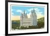 Mormon Temple, Salt Lake City, Utah-null-Framed Premium Giclee Print