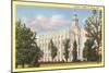 Mormon Temple, St. George-null-Mounted Art Print
