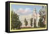 Mormon Temple, St. George-null-Framed Stretched Canvas