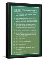 Mormon Ten Commandments-null-Framed Poster