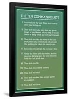 Mormon Ten Commandments-null-Framed Poster