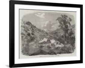 Mormons in a Kanyon of the Rocky Mountains-null-Framed Giclee Print