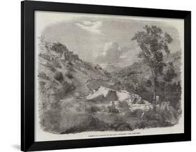 Mormons in a Kanyon of the Rocky Mountains-null-Framed Giclee Print