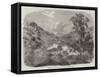 Mormons in a Kanyon of the Rocky Mountains-null-Framed Stretched Canvas