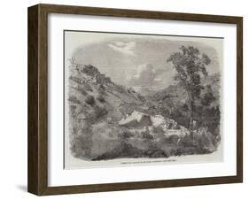 Mormons in a Kanyon of the Rocky Mountains-null-Framed Giclee Print