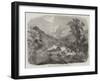 Mormons in a Kanyon of the Rocky Mountains-null-Framed Giclee Print