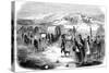 Mormons on the Trek from Illinois to Utah, 1846-null-Stretched Canvas