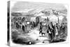 Mormons on the Trek from Illinois to Utah, 1846-null-Stretched Canvas