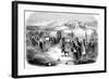 Mormons on the Trek from Illinois to Utah, 1846-null-Framed Giclee Print