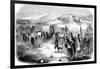 Mormons on the Trek from Illinois to Utah, 1846-null-Framed Giclee Print