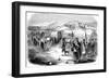 Mormons on the Trek from Illinois to Utah, 1846-null-Framed Giclee Print