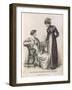 Morn. and Even. Dress 1814-null-Framed Art Print