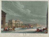 The Place of Peter the Great and Senate House, Etched-Clark, Coloured-M. Dubourg, Pub.1815 E. Orme-Mornay-Framed Giclee Print