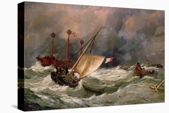 Morning after a Heavy Gale-Edward William Cooke-Stretched Canvas