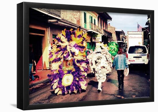 Morning After Bourbon Street New Orleans-null-Framed Poster