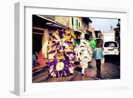 Morning After Bourbon Street New Orleans-null-Framed Photo