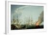 Morning after the Battle of the Nile-Robert Dodd-Framed Giclee Print