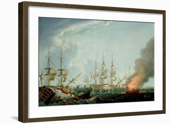 Morning after the Battle of the Nile-Robert Dodd-Framed Giclee Print