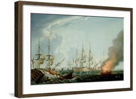 Morning after the Battle of the Nile-Robert Dodd-Framed Giclee Print