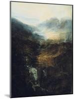 Morning Amongst the Coniston Fells, Cumberland, 1798-J. M. W. Turner-Mounted Giclee Print