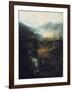 Morning Amongst the Coniston Fells, Cumberland, 1798-J. M. W. Turner-Framed Giclee Print