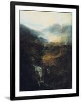 Morning Amongst the Coniston Fells, Cumberland, 1798-J. M. W. Turner-Framed Giclee Print