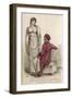 Morning and Evening Dress 1814-null-Framed Art Print