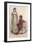 Morning and Evening Dress 1814-null-Framed Art Print