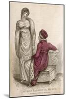 Morning and Evening Dress 1814-null-Mounted Art Print