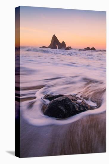 Morning Arch, Half Moon Bay, Martin's Beach, California Coast-Vincent James-Stretched Canvas