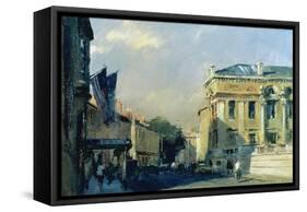 Morning, Ashmolean Museum, 1984-Trevor Chamberlain-Framed Stretched Canvas