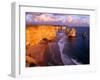 Morning at 12 Apostles, Great Ocean Road, Port Campbell National Park, Victoria, Australia-Howie Garber-Framed Premium Photographic Print