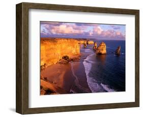 Morning at 12 Apostles, Great Ocean Road, Port Campbell National Park, Victoria, Australia-Howie Garber-Framed Photographic Print