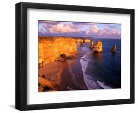 Morning at 12 Apostles, Great Ocean Road, Port Campbell National Park, Victoria, Australia-Howie Garber-Framed Photographic Print