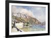 Morning At Gargagno, Lake Of Garda, Italy, 1911-Edward Darley Boit-Framed Art Print