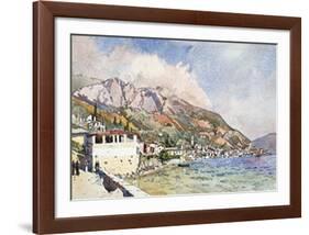 Morning At Gargagno, Lake Of Garda, Italy, 1911-Edward Darley Boit-Framed Art Print