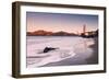 Morning at Marshall Beach, Golden Gate Bridge, California-Vincent James-Framed Photographic Print