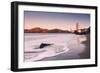 Morning at Marshall Beach, Golden Gate Bridge, California-Vincent James-Framed Photographic Print