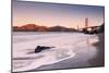 Morning at Marshall Beach, Golden Gate Bridge, California-Vincent James-Mounted Photographic Print