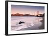 Morning at Marshall Beach, Golden Gate Bridge, California-Vincent James-Framed Photographic Print