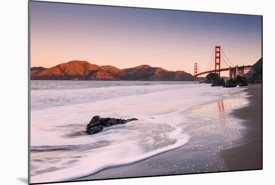 Morning at Marshall Beach, Golden Gate Bridge, California-Vincent James-Mounted Photographic Print