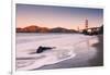 Morning at Marshall Beach, Golden Gate Bridge, California-Vincent James-Framed Photographic Print