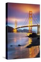 Morning at Marshall Beach, Golden Gate, San Francisco-Vincent James-Stretched Canvas